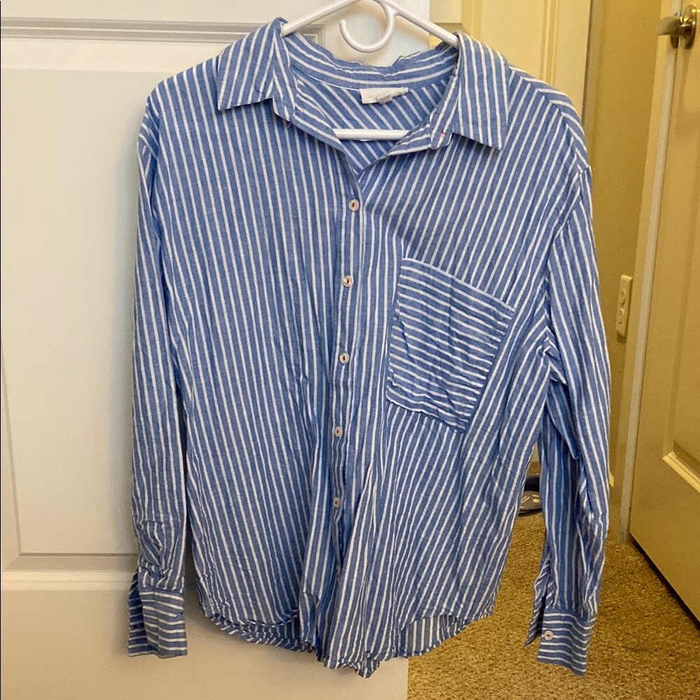 New condition summer button down top